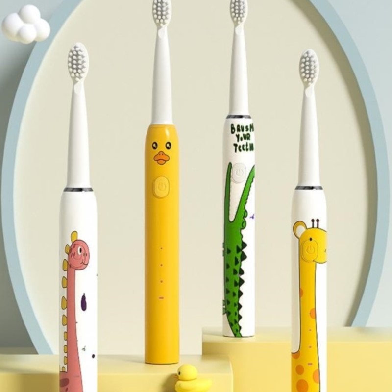 Teeth Whitening Or Tooth Whitening - Kids Electric Toothbrush Sonic Soft Bristle