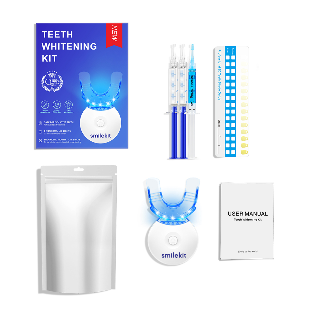 Teeth Whitening Kit - 5X LED L - Teeth Whitening At Home ulasan dan harga