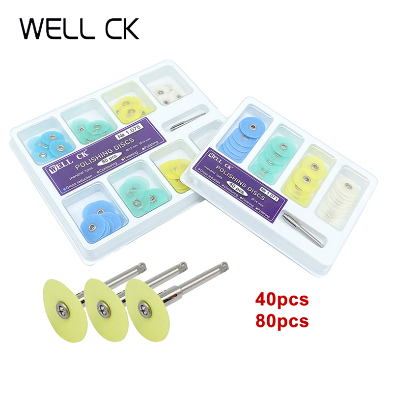 WELL CK 40/80Pcs Dental Polish - Teeth Whitening Kit ulasan dan harga