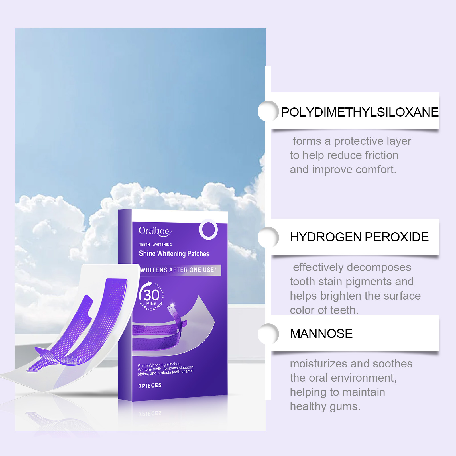 ORALHOE 7PCS/Box Teeth Whiteni - Teeth Whitening Or Tooth Whitening ulasan dan harga