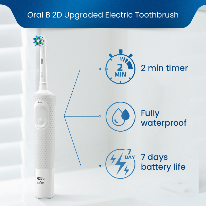 Oral B D100 2D Vitality Electr - Teeth Whitening Or Tooth Whitening ulasan dan harga