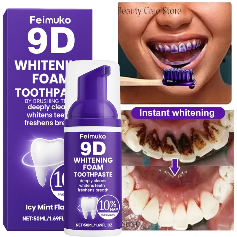 9D Purple Teeth Whitening Toot - Teeth Whitening At Home ulasan dan harga