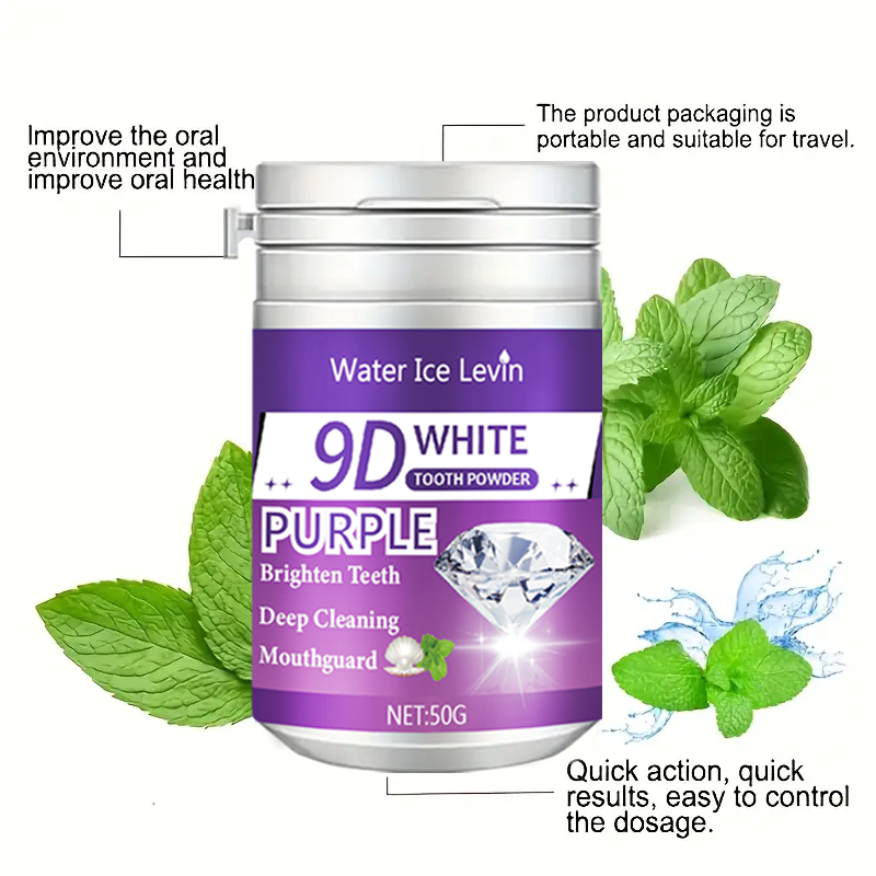 9D White Tooth Powder Brighten - Teeth Whitening Quick Results ulasan dan harga