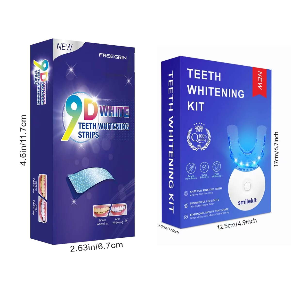 Teeth Whitening Kit - 5X LED L - Teeth Whitening Mouth Guard ulasan dan harga