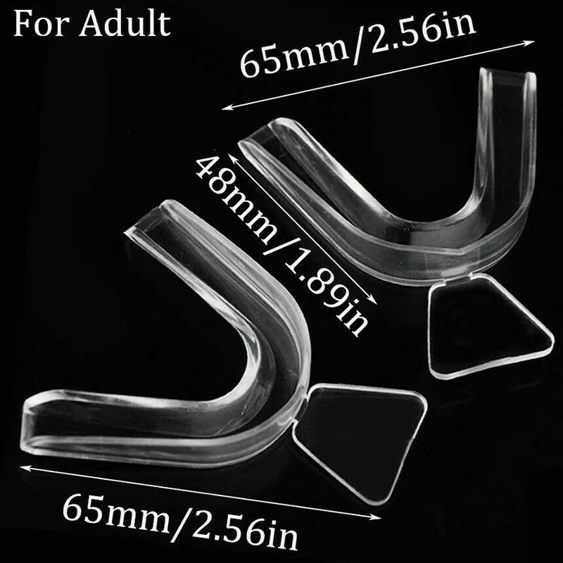 2/4/12PCS Anti Snoring Sleepin - Teeth Whitening Mouth Guard ulasan dan harga