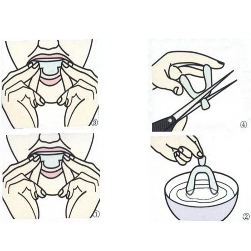 2/4/12PCS Anti Snoring Sleepin - Teeth Whitening Mouth Guard ulasan dan harga