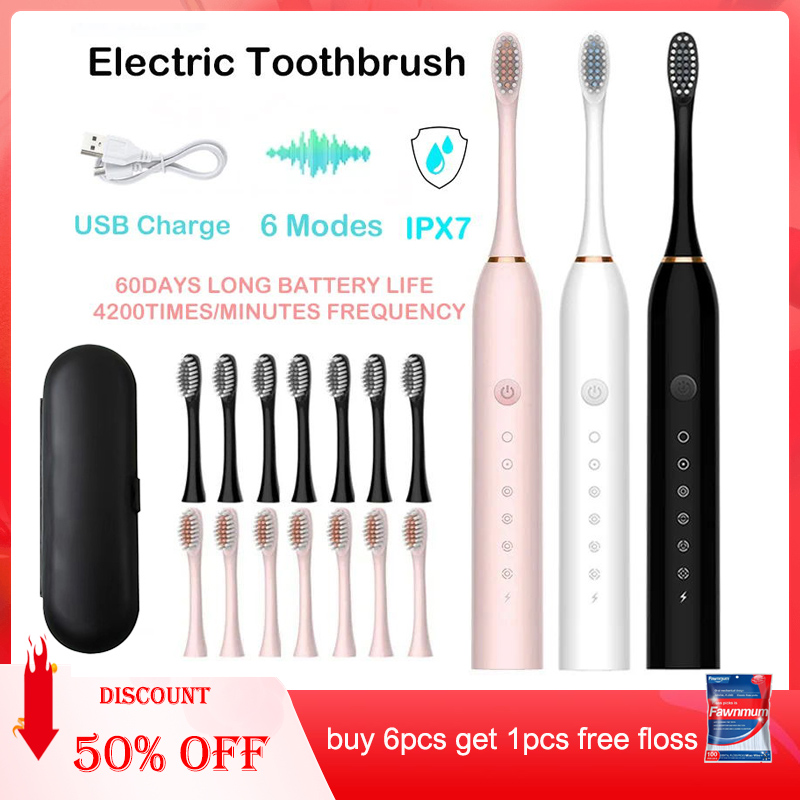 Sonic Electric Toothbrush Adul - Teeth Whitening Or Tooth Whitening ulasan dan harga