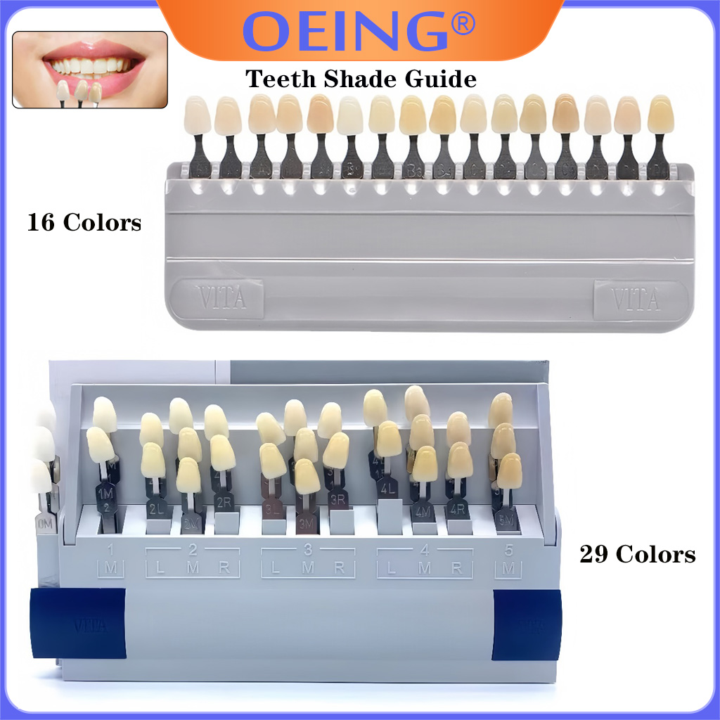 29/16 Colors Teeth Shade Guide - Teeth Whitening Kit ulasan dan harga