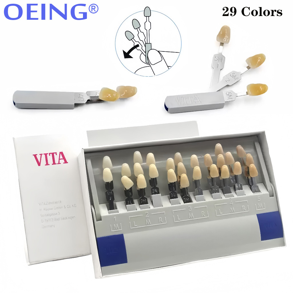29/16 Colors Teeth Shade Guide - Teeth Whitening Kit ulasan dan harga