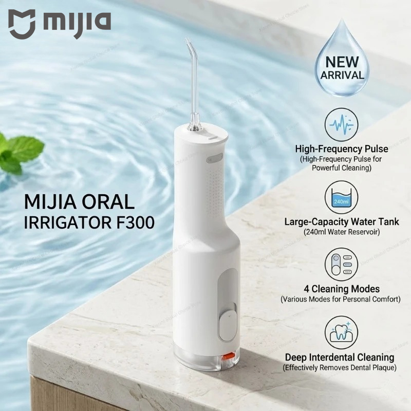 Mijia Oral Irrigator F300 Dent - Teeth Whitening Or Tooth Whitening ulasan dan harga